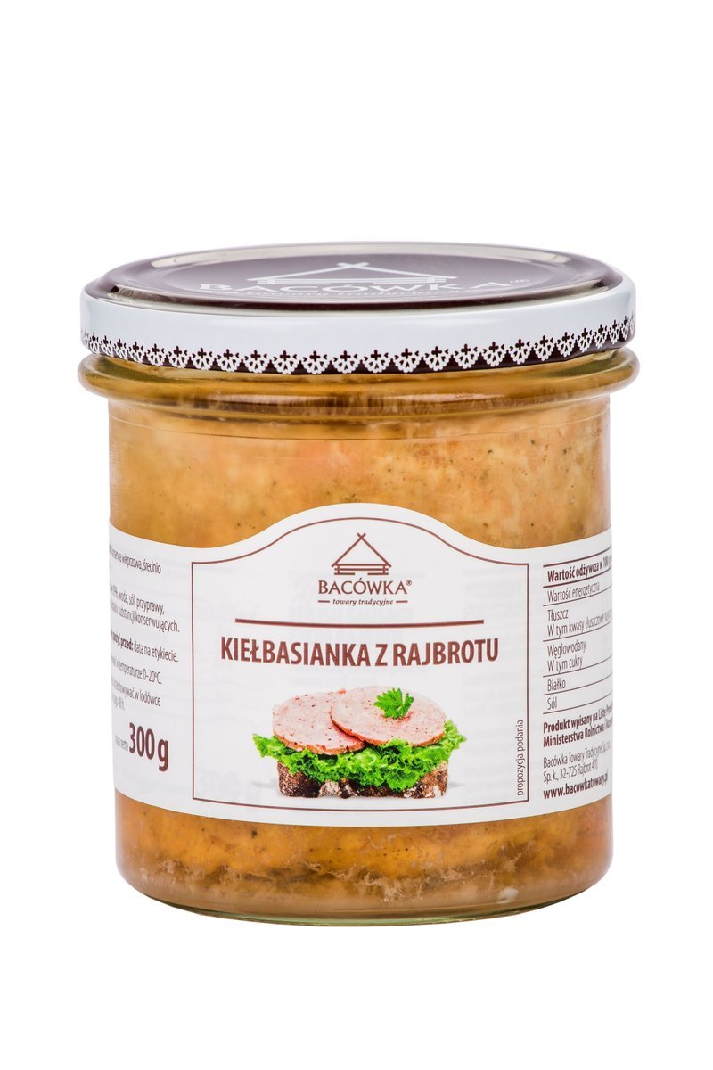 Pyszna Kiełbasianka z Rajbrotu 300g słoik Bacówka