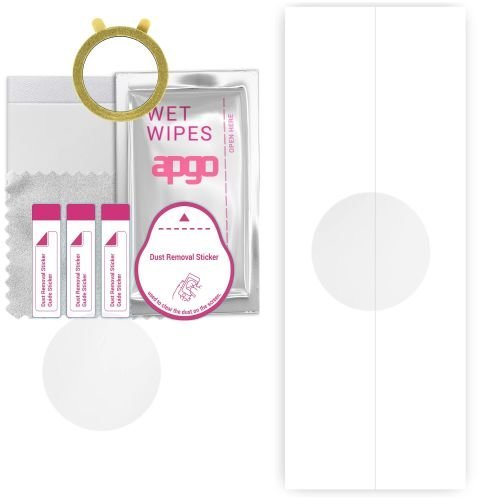 1x folia hydrożelowa ochronna do Kumi GW2 - apgo Smartwatch Hydrogel Protection Ochrona na ekran smartwatcha