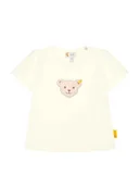 Kaftaniki dla niemowląt - Steiff Koszulka w kolorze kremowym - miniaturka - grafika 1