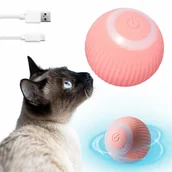 Zabawki dla kotów - Pupilo Zabawka Dla Kota Uciekająca Piłka Elektryczna Interaktywna Wibracje LED - miniaturka - grafika 1