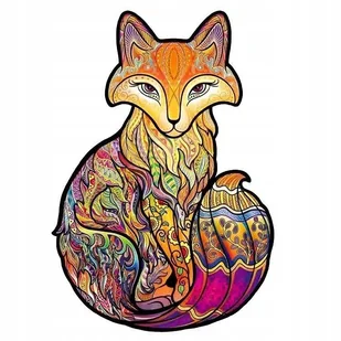 PUZZLE DREWNIANE DLA DOROSŁYCH PREZENT LISEK A3 - Puzzle - miniaturka - grafika 1