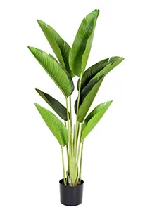 GreenBrokers Sztuczne prawdziwe drzewo dotykowe w doniczce, rajski ptak 120 cm - Sztuczne drzewka - miniaturka - grafika 1
