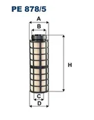 Filtry paliwa - Filtr paliwa Filtron PE 878/5 - miniaturka - grafika 1