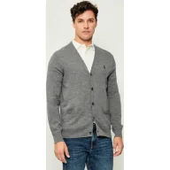 Swetry męskie - POLO RALPH LAUREN Wełniany kardigan Slim Fit - miniaturka - grafika 1