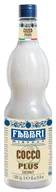 Śmietanki i dodatki do kawy - Syrop FABBRI Mixybar Cocco Plus Coconut 1l - orzech kokosowy - miniaturka - grafika 1
