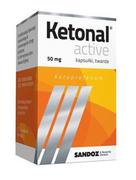 Sandoz Ketonal active 50 mg x 20 kaps | DARMOWA DOSTAWA OD 199 PLN!
