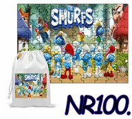 Puzzle - PUZZLE 70 EL.UKŁADANKA PREZENT SMERFY PAPA WAŻNIAK + WORECZEK Z NADRUKIEM - miniaturka - grafika 1