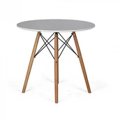 Stoły - Designowy stół do jadalni BAYLOR, biały - miniaturka - grafika 1