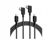 Kable USB - 2X Kabel Anker USB C do USB C 1,8 M 240 W z wtyczką pod kątem 90°(2 SZTUKI) - miniaturka - grafika 1