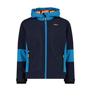 CMP, Kid Jacket Fix Hood, Boy, B.Blue-Danubio, 110 - Kurtki i płaszcze dla chłopców - miniaturka - grafika 1