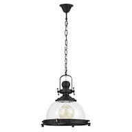 Lampy sufitowe - Falco lampa wisząca loftowa szklana LDP 119-300 (BK) Lumina Deco - miniaturka - grafika 1