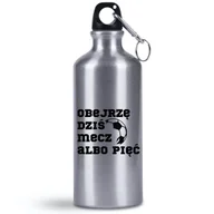 Shakery i bidony sportowe - Butelka/bidon 500 ml dla kibica piłki nożnej, futbol, football + imię, 3 - miniaturka - grafika 1