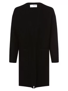 Selected Femme - Dzianinowe wdzianko damskie  SLFDarla, czarny - Swetry damskie - miniaturka - grafika 1