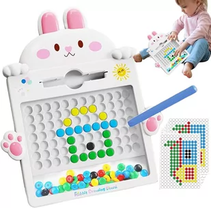 WOOPIE Tablica Magnetyczna dla Dzieci Montessori MagPad Królik - Tablice dla dzieci - miniaturka - grafika 1