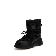 Półbuty damskie - Damskie Śniegowce GUESS DRERA FL8DRAFAL10-BLACK – Czarny - miniaturka - grafika 1