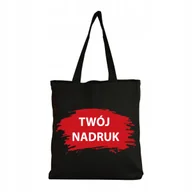 Torby i wózki na zakupy - Eko Torba na ramię Zakupy Shopper Bawełniana Personalizowany Nadruk #2 - miniaturka - grafika 1