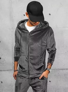 Bluza męska szara Dstreet BX5540-XL - Bluzy męskie - miniaturka - grafika 1