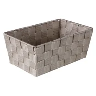 Pojemniki łazienkowe - Organizer DOMI 10 x 25 x 15 cm pleciony beż - miniaturka - grafika 1