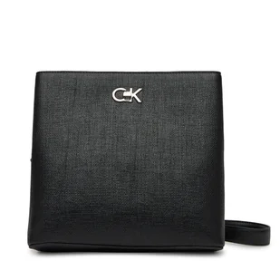 Torebka Calvin Klein Ck Bucket Bag_Tex K60K613179 Czarny - Torebki damskie - miniaturka - grafika 1
