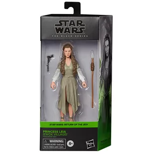 Hasbro, Star Wars Black Series, Figurka kolekcjonerska, Princess Leia (Ewok Village), 15 cm, F4352 - Figurki kolekcjonerskie - miniaturka - grafika 1