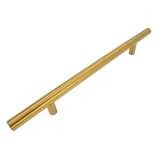 Uchwyt meblowy Reling 160 mm złoty Metalowy uchwyt do szafek - Meble modułowe i akcesoria Uchwyt meblowy Reling 160 mm złoty Metalowy uchwyt do szafek - Meble modułowe i akcesoria - miniaturka - grafika 1