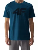 Koszulki męskie - KOSZULKA 4F męska 4FWMM00TTSHM1844-46S sportowa bawełniana L - miniaturka - grafika 1