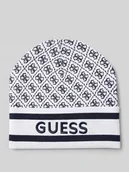 Czapki damskie - Czapka z dzianiny z wyhaftowanym logo model ‘SEVYN’ - miniaturka - grafika 1