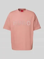 Koszulki męskie - T-shirt o kroju oversized z nadrukiem z logo model ‘Dinkee’ - miniaturka - grafika 1