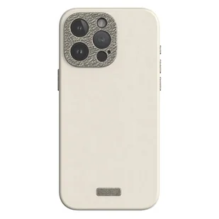Moshi Napa MagSafe - Skórzane etui iPhone 15 Pro Max (Eggnog White) - Pozostałe akcesoria do telefonów - miniaturka - grafika 1