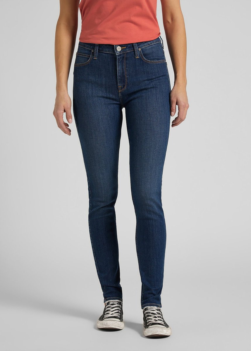 Damskie Spodnie Jeansowe Lee Scarlett High Mid Used L626Sive-W27 L33