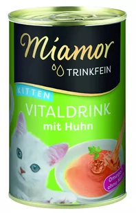 Miamor VitalDrink Kitten z kurczakiem 135ml - Mokra karma dla kotów - miniaturka - grafika 1