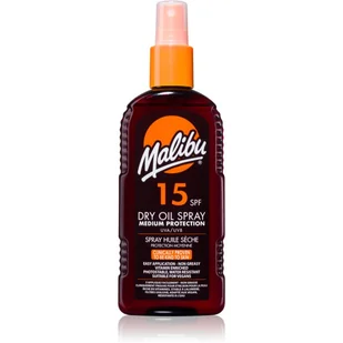 MALIBU Dry Oil Spray SPF15 preparat do opalania ciała 200 ml dla kobiet - Balsamy i kremy do opalania - miniaturka - grafika 1