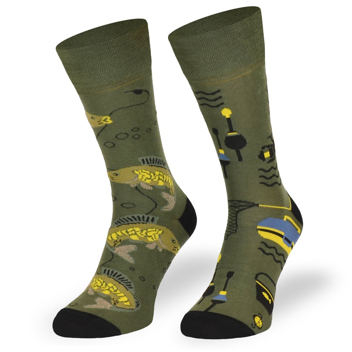 Kolorowe skarpetki asymetryczne, Karp, 39/42