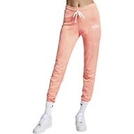Spodnie damskie - Nike Spodnie damskie Woosh szary Bleached Coral/Summit White/Su XL - miniaturka - grafika 1