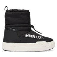 Buty dla dziewczynek - Śniegowce Moon Boot Jr Park Tube Mid Wp 80D3440090 D Czarny - miniaturka - grafika 1
