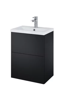 Elita 168098 SET KIDO 50 2S BLACK MATT PDW - Szafki łazienkowe - miniaturka - grafika 1
