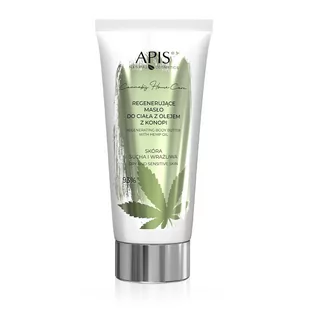 Apis Professional Regenerujące Masło Do Ciała z Olejem z Konopi 200ml - Balsamy i kremy do ciała - miniaturka - grafika 1