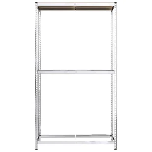 2-poziomowy regał na opony, kolor srebrny, 110x40x180 cm, stal - Szafy i regały magazynowe - miniaturka - grafika 5