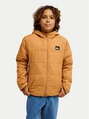 Kurtki i płaszcze dla chłopców - Quiksilver Kurtka zimowa Scaly Reversible EQBJK03347 Pomarańczowy Regular Fit - miniaturka - grafika 1