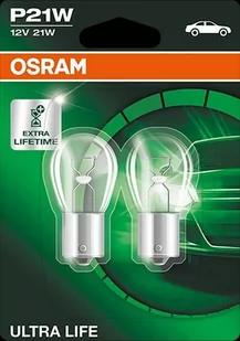 OSRAM P21W 12V 21W BA15s ULTRA LIFE - Żarówki samochodowe - miniaturka - grafika 1