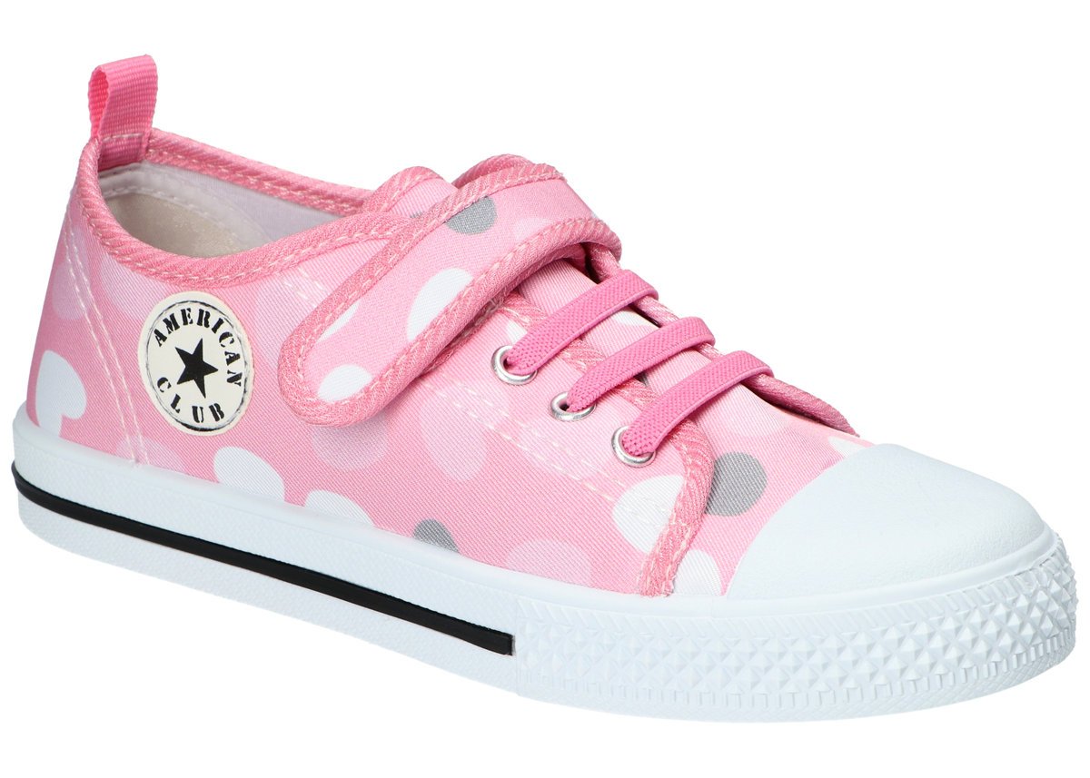 AMERICAN CLUB TEN192 TENISÓWKI TRAMPKI DZIECIĘCE PINK 35