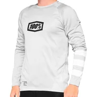 Koszulki rowerowe - Dziecięca koszulka rowerowa 100% R-Core Youth Jersey Vapor/White S - miniaturka - grafika 1