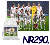 Puzzle - PUZZLE 110 EL.UKŁADANKA PIŁKARSKA REPREZENTACJA POLSKI+WORECZEK Z NADRUKIEM - miniaturka - grafika 1