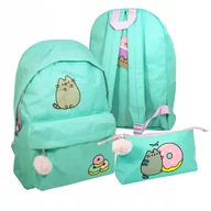 Plecaki szkolne i tornistry - PLECAK PUSHEEN Z KIESZONKĄ + PIÓRNIK WYCIECZKOWY - miniaturka - grafika 1