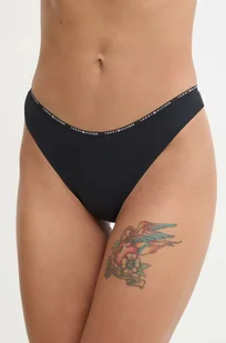 Tommy Hilfiger stringi kolor czarny UW0UW05214 - Majtki damskie - miniaturka - grafika 1