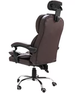 Fotel biurowy, krzesło biurowe Fotel biurowy Artnico Seli 1.0 ciemny brąz - Fotele i krzesła biurowe - miniaturka - grafika 4