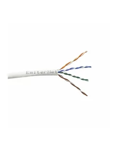 Kabel Emiter Net UTP (U/UTP) kat5e 350MHz, drut 4x2x24AWG - Kable miedziane - miniaturka - grafika 1