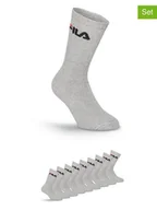 Skarpetki męskie - Fila Skarpety (9 par) w kolorze szarym do tenisa - miniaturka - grafika 1