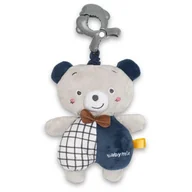 Pozytywki dla dzieci - Zawieszka pluszowa Miś niebieski Baby Mix - miniaturka - grafika 1