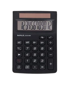 MAUL ECO 650 kalkulator Kieszeń Podstawowy kalkulator Czarny - Kalkulatory - miniaturka - grafika 1